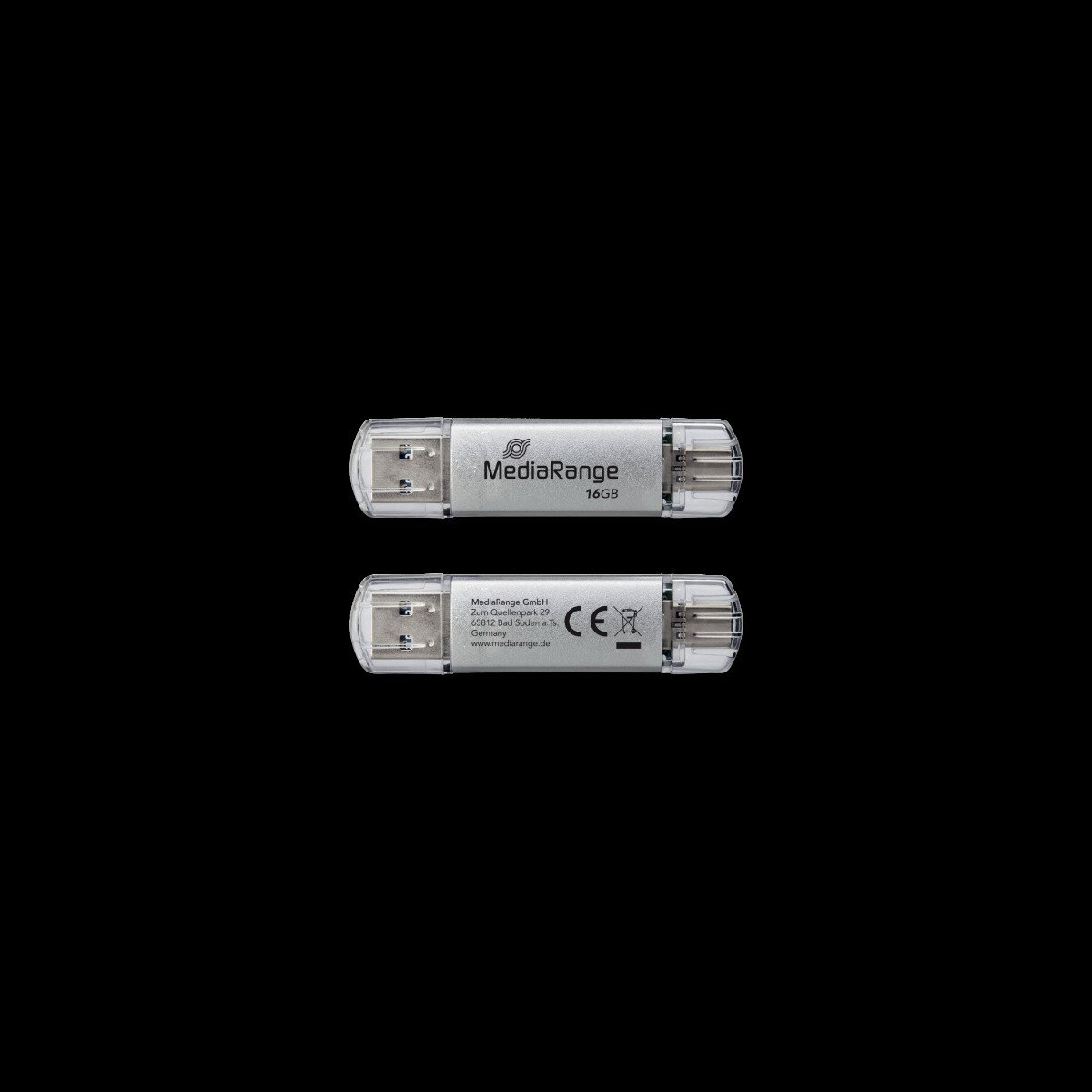 Single USB - Transparent