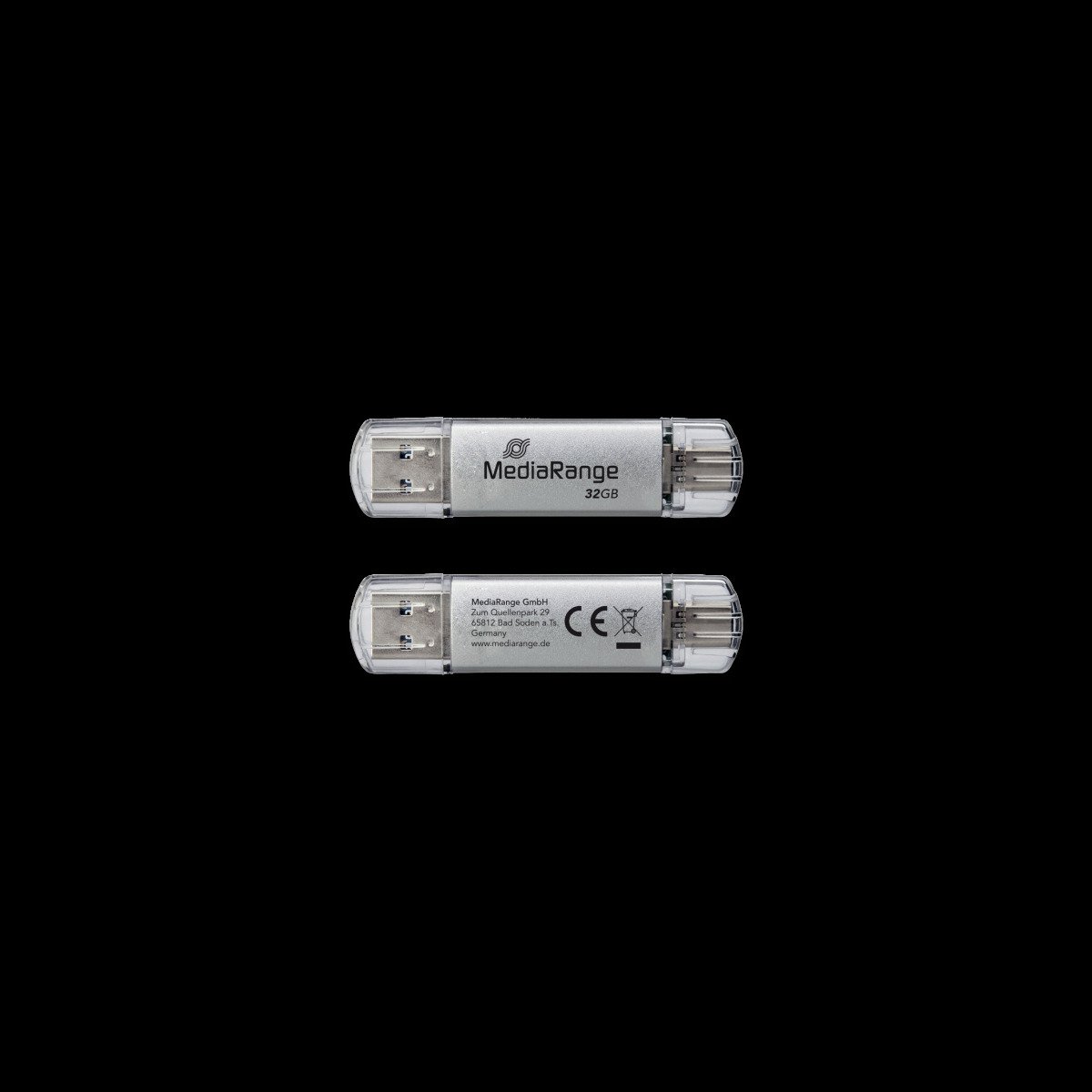 Single USB - Transparent