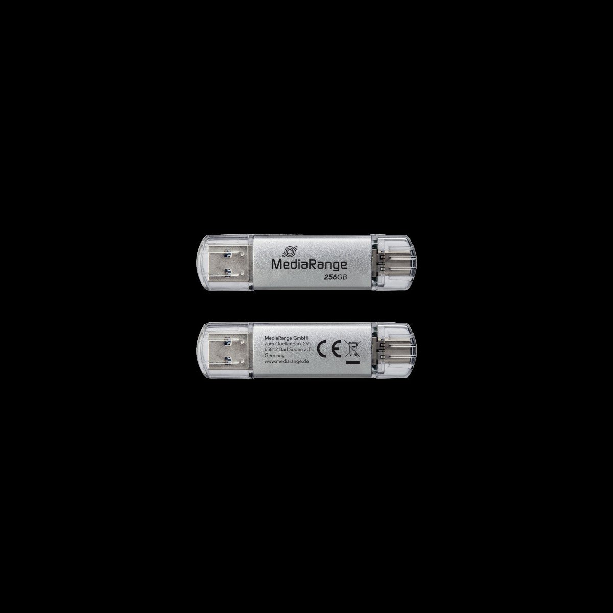 Single USB - Transparent