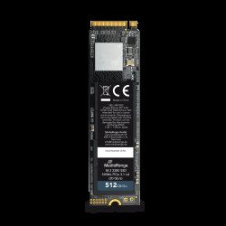MediaRange Internal M.2 2280 solid state drive, NVMe PCIe 3.1 x4 20 Gb/s, 512GB, black