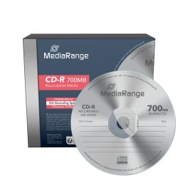 MediaRange CD-R 700MB I 80min 52x speed, 10-Pack in Slimcases