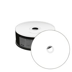 Professional Line BD-R Dual Layer 50GB, 6x speed, thermo retransfer fullsurface printable, Proselect white, wide sputtered, Cake 25